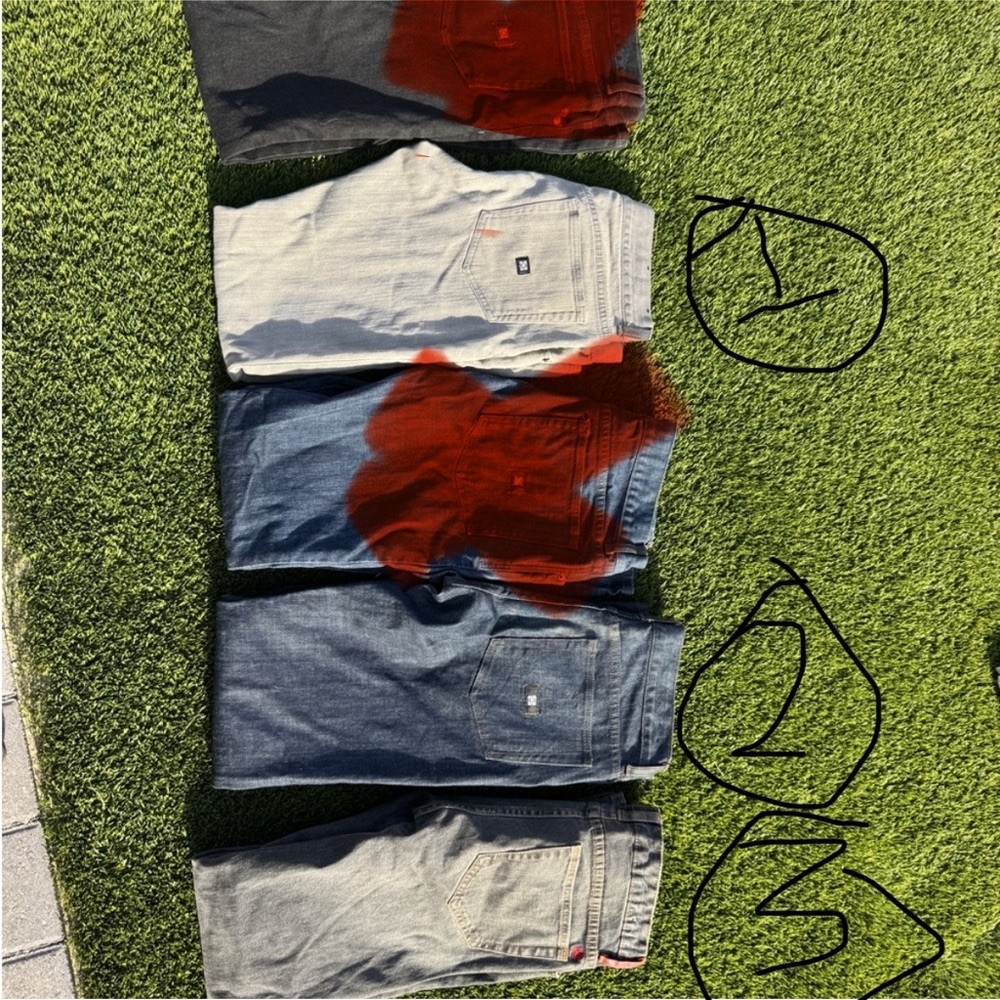 Lot of 3 Krew KR3W jeans